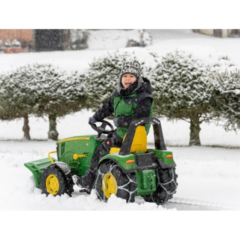 RollyX-Trac Premium John Deere Traktor na Pedały Łyżka Ciche Koła 3-10 Lat do 50kg Rolly Toys - Zielony RollyX-Trac Premium John Deere Traktor na Pedały Łyżka Ciche Koła 3-10 Lat do 50kg Rolly Toys - Zielony