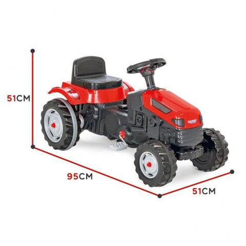 WOOPIE Traktor na Pedały Farmer GoTrac Ciągnik Ciche Koła WOOPIE Traktor na Pedały Farmer GoTrac Ciągnik Ciche Koła