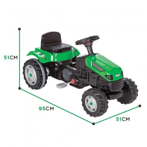 WOOPIE Traktor na Pedały Farmer GoTrac Ciągnik Ciche Koła WOOPIE Traktor na Pedały Farmer GoTrac Ciągnik Ciche Koła
