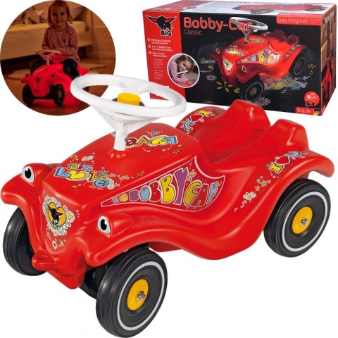 BIG Jeździk Bobby Car Classic z Klaksonem Świecący BIG Jeździk Bobby Car Classic z Klaksonem Świecący