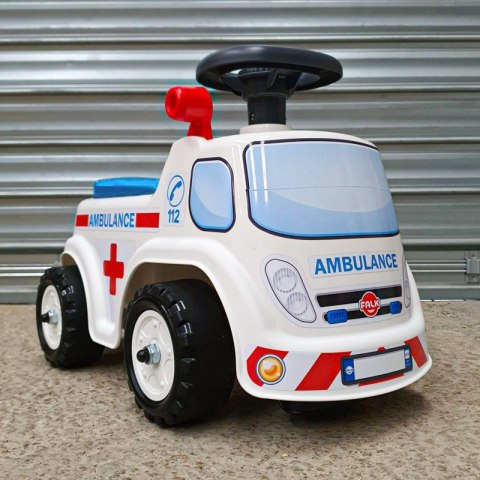 FALK Jeździk Samochód Ambulans z Klaksonem od 1 roku FALK Jeździk Samochód Ambulans z Klaksonem od 1 roku