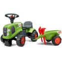 FALK Traktorek Baby Claas Zielony z Przyczepką + akc. od 1 roku FALK Traktorek Baby Claas Zielony z Przyczepką + akc. od 1 roku