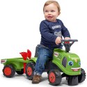 FALK Traktorek Baby Claas Zielony z Przyczepką + akc. od 1 roku FALK Traktorek Baby Claas Zielony z Przyczepką + akc. od 1 roku