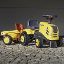 FALK Traktorek Baby Komatsu Żółty z Przyczepką + akc. od 1 roku FALK Traktorek Baby Komatsu Żółty z Przyczepką + akc. od 1 roku