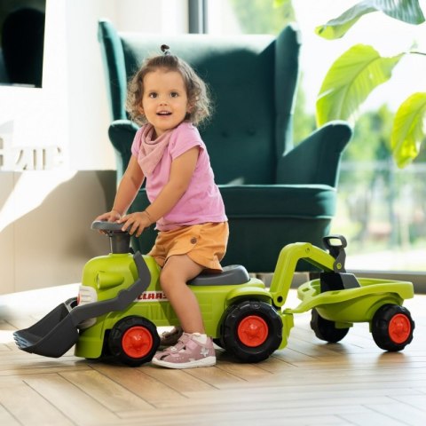 FALK Traktorek Claas Jeździk z Przyczepką Ładowarką i Łyżką FALK Traktorek Claas Jeździk z Przyczepką Ładowarką i Łyżką