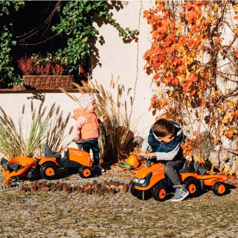 FALK Traktorek Kubota Pomarańczowy z Przyczepką + akc. od 1 roku FALK Traktorek Kubota Pomarańczowy z Przyczepką + akc. od 1 roku
