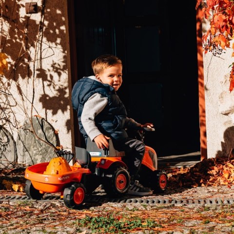FALK Traktorek Kubota Pomarańczowy z Przyczepką + akc. od 1 roku FALK Traktorek Kubota Pomarańczowy z Przyczepką + akc. od 1 roku