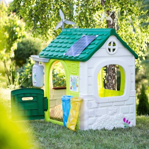 FEBER Domek ogrodowy Eco Karmnik Segregacja Odpadów Imitacja Panelu Słonecznego FEBER Domek ogrodowy Eco Karmnik Segregacja Odpadów Imitacja Panelu Słonecznego