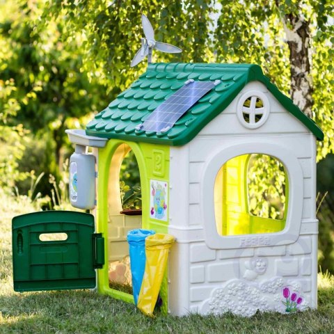 FEBER Domek ogrodowy Eco Karmnik Segregacja Odpadów Imitacja Panelu Słonecznego FEBER Domek ogrodowy Eco Karmnik Segregacja Odpadów Imitacja Panelu Słonecznego