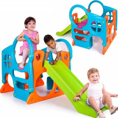 FEBER Duży Plac Zabaw Activity Center Zjeżdżalnia 100 cm Ścianka Wspinaczkowa Kształty FEBER Duży Plac Zabaw Activity Center Zjeżdżalnia 100 cm Ścianka Wspinaczkowa Kształty
