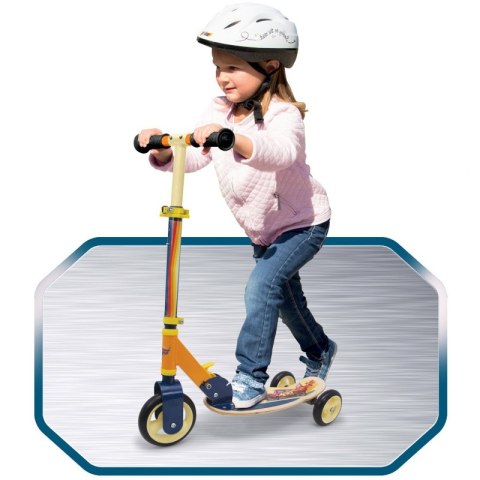 SMOBY Hulajnoga Trójkołowa Cars Auta Drewniana SMOBY Hulajnoga Trójkołowa Cars Auta Drewniana