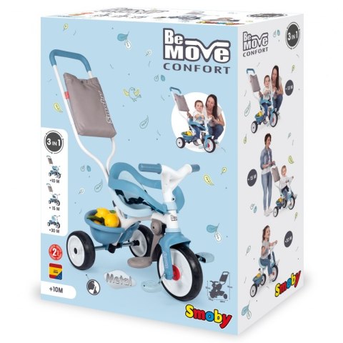 SMOBY Rowerek Trójkołowy Be Move Komfort Niebieski SMOBY Rowerek Trójkołowy Be Move Komfort Niebieski