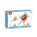 Tooky Toy Gra Zręcznościowa dla Dzieci Drewniana Paletka Rekin + 2 Rybki na Rzep do Łapania Tooky Toy Gra Zręcznościowa dla Dzieci Drewniana Paletka Rekin + 2 Rybki na Rzep do Łapania