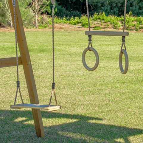 AXI Mitch play tower - Duży Plac Zabaw Drewniany Zjeżdżalnia Hustawki Ścianka Wspinaczkowa + Wieża AXI Mitch play tower - Duży Plac Zabaw Drewniany Zjeżdżalnia Hustawki Ścianka Wspinaczkowa + Wieża
