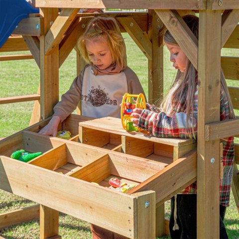 AXI Mitch play tower - Duży Plac Zabaw Drewniany Zjeżdżalnia Hustawki Ścianka Wspinaczkowa + Wieża AXI Mitch play tower - Duży Plac Zabaw Drewniany Zjeżdżalnia Hustawki Ścianka Wspinaczkowa + Wieża