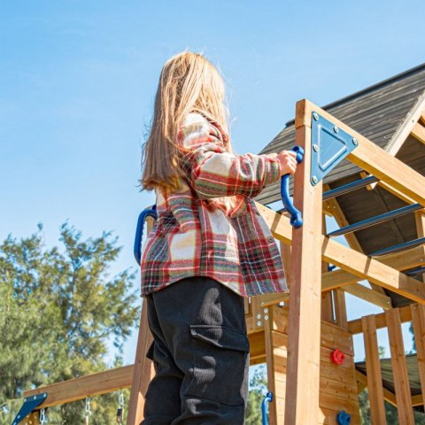 AXI Mitch play tower - Duży Plac Zabaw Drewniany Zjeżdżalnia Hustawki Ścianka Wspinaczkowa + Wieża AXI Mitch play tower - Duży Plac Zabaw Drewniany Zjeżdżalnia Hustawki Ścianka Wspinaczkowa + Wieża