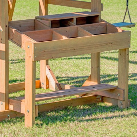 AXI Mitch play tower - Duży Plac Zabaw Drewniany Zjeżdżalnia Hustawki Ścianka Wspinaczkowa + Wieża AXI Mitch play tower - Duży Plac Zabaw Drewniany Zjeżdżalnia Hustawki Ścianka Wspinaczkowa + Wieża