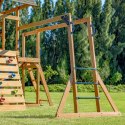 AXI Mitch play tower - Duży Plac Zabaw Drewniany Zjeżdżalnia Hustawki Ścianka Wspinaczkowa + Wieża AXI Mitch play tower - Duży Plac Zabaw Drewniany Zjeżdżalnia Hustawki Ścianka Wspinaczkowa + Wieża