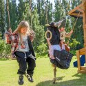 AXI Mitch play tower - Duży Plac Zabaw Drewniany Zjeżdżalnia Hustawki Ścianka Wspinaczkowa + Wieża AXI Mitch play tower - Duży Plac Zabaw Drewniany Zjeżdżalnia Hustawki Ścianka Wspinaczkowa + Wieża