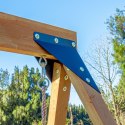 AXI Mitch play tower - Duży Plac Zabaw Drewniany Zjeżdżalnia Hustawki Ścianka Wspinaczkowa + Wieża AXI Mitch play tower - Duży Plac Zabaw Drewniany Zjeżdżalnia Hustawki Ścianka Wspinaczkowa + Wieża