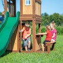 Drewniany Plac Zabaw Lakewood Huśtawki Zjeżdżalnia Domek Backyard Drewniany Plac Zabaw Lakewood Huśtawki Zjeżdżalnia Domek Backyard