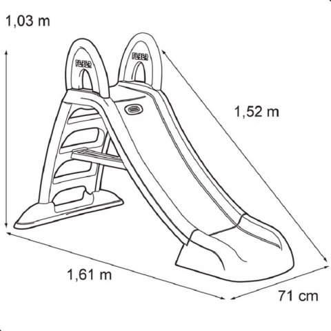 FEBER Zjeżdżalnia Ogrodowa Ślizg Wodny 152 cm FEBER Zjeżdżalnia Ogrodowa Ślizg Wodny 152 cm