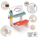 SMOBY Dwustronne Biurko Ławka Tablica 2w1 + 80 akcesoriów SMOBY Dwustronne Biurko Ławka Tablica 2w1 + 80 akcesoriów