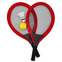WOOPIE Duże Rakietki do Tenisa Badminton dla Dzieci Zestaw + Piłka Lotka WOOPIE Duże Rakietki do Tenisa Badminton dla Dzieci Zestaw + Piłka Lotka