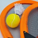 WOOPIE Duże Rakietki do Tenisa Badminton dla Dzieci Zestaw + Piłka Lotka WOOPIE Duże Rakietki do Tenisa Badminton dla Dzieci Zestaw + Piłka Lotka