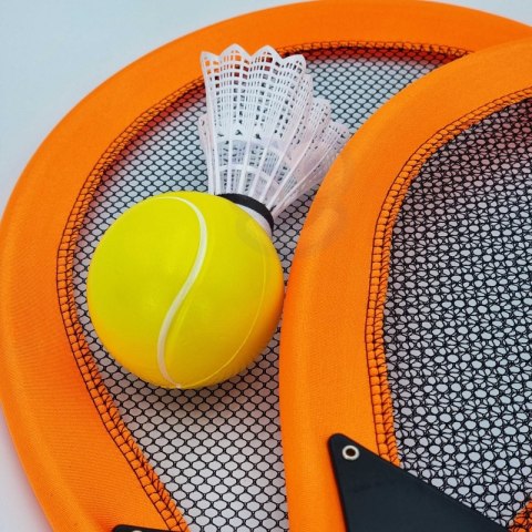 WOOPIE Duże Rakietki do Tenisa Badminton dla Dzieci Zestaw + Piłka Lotka WOOPIE Duże Rakietki do Tenisa Badminton dla Dzieci Zestaw + Piłka Lotka