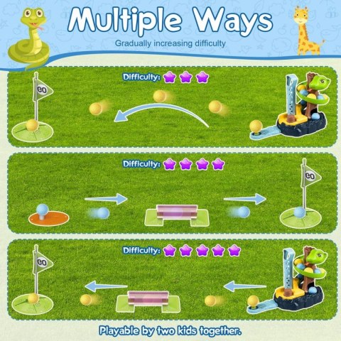 WOOPIE Gra Zręcznościowa Mini Golf SNAKE GOLF WOOPIE Gra Zręcznościowa Mini Golf SNAKE GOLF