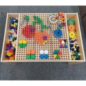 MASTERKIDZ Drewniany Stół Edukacyjny + AKCESORIA STEM WALL MASTERKIDZ Drewniany Stół Edukacyjny + AKCESORIA STEM WALL