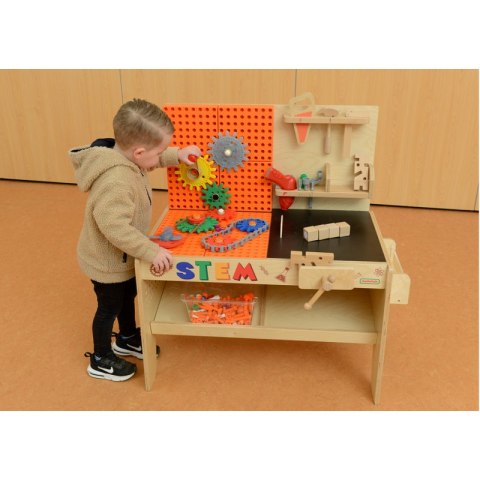 MASTERKIDZ Drewniany Warsztat XXL Montessori STEM z Narzędziami MASTERKIDZ Drewniany Warsztat XXL Montessori STEM z Narzędziami