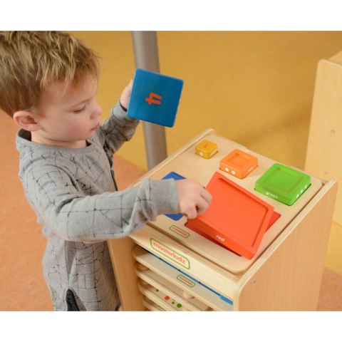 MASTERKIDZ Piramidka Drewniana Edukacyjna Liczenie Kolory Montessori MASTERKIDZ Piramidka Drewniana Edukacyjna Liczenie Kolory Montessori