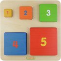 MASTERKIDZ Piramidka Drewniana Edukacyjna Liczenie Kolory Montessori MASTERKIDZ Piramidka Drewniana Edukacyjna Liczenie Kolory Montessori