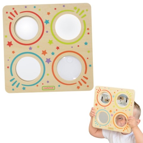 MASTERKIDZ Sensoryczna Tablica Lustra I Soczewki Zakrzywienia Obrazu Montessori MASTERKIDZ Sensoryczna Tablica Lustra I Soczewki Zakrzywienia Obrazu Montessori