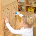MASTERKIDZ Tablica Przesuwna Kształt Motyla Montessori MASTERKIDZ Tablica Przesuwna Kształt Motyla Montessori