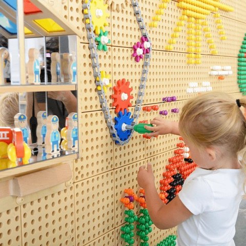 MASTERKIDZ Tablica Ścienna Koła Zębate i Łańcuch 79 El. Zbuduj własny mechanizm MASTERKIDZ Tablica Ścienna Koła Zębate i Łańcuch 79 El. Zbuduj własny mechanizm