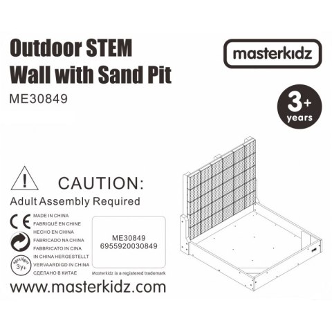 MASTERKIDZ Zestaw XXL STEM WALL 2w1 Tablica Kreatywna z Piaskownicą MASTERKIDZ Zestaw XXL STEM WALL 2w1 Tablica Kreatywna z Piaskownicą