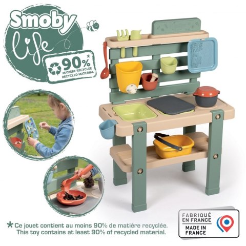 Smoby Life Kuchnia do zabawy wodą i piaskiem Smoby Life Kuchnia do zabawy wodą i piaskiem