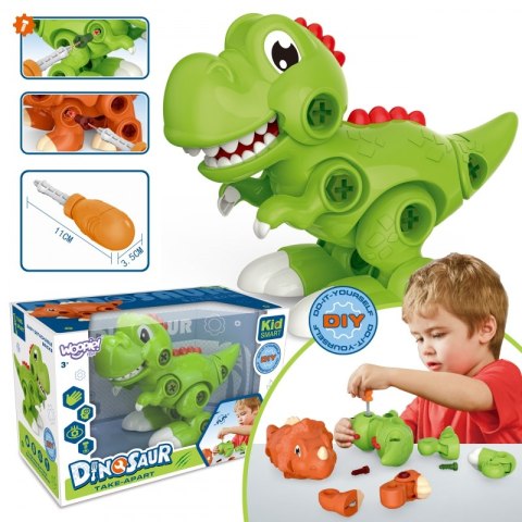 WOOPIE Dinozaur Do Skręcania Zestaw Konstrukcyjny + Śruborkęt WOOPIE Dinozaur Do Skręcania Zestaw Konstrukcyjny + Śruborkęt