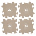 WOOPIE Mata Sensoryczna Ortopedyczna Puzzle Ręce i Nogi 16 el. - Kolor Beżowy WOOPIE Mata Sensoryczna Ortopedyczna Puzzle Ręce i Nogi 16 el. - Kolor Beżowy