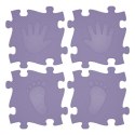 WOOPIE Mata Sensoryczna Ortopedyczna Puzzle Ręce i Nogi 16 el. - Kolor Fioletowy WOOPIE Mata Sensoryczna Ortopedyczna Puzzle Ręce i Nogi 16 el. - Kolor Fioletowy