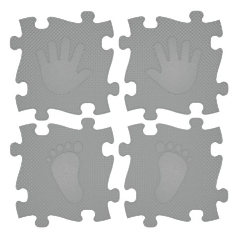 WOOPIE Mata Sensoryczna Ortopedyczna Puzzle Ręce i Nogi 16 el. - Kolor Szary WOOPIE Mata Sensoryczna Ortopedyczna Puzzle Ręce i Nogi 16 el. - Kolor Szary
