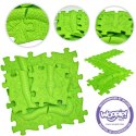 WOOPIE Mata Sensoryczna Ortopedyczna Puzzle Wąż Zielony 6 el. WOOPIE Mata Sensoryczna Ortopedyczna Puzzle Wąż Zielony 6 el.