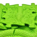 WOOPIE Mata Sensoryczna Ortopedyczna Puzzle Wąż Zielony 6 el. WOOPIE Mata Sensoryczna Ortopedyczna Puzzle Wąż Zielony 6 el.
