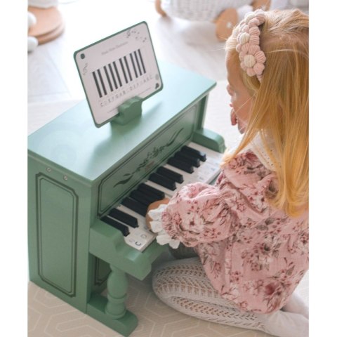CLASSIC WORLD Pianinko Vintage + Książeczka do Nauki CLASSIC WORLD Pianinko Vintage + Książeczka do Nauki