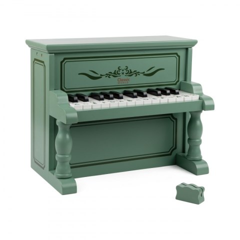 CLASSIC WORLD Pianinko Vintage + Książeczka do Nauki CLASSIC WORLD Pianinko Vintage + Książeczka do Nauki