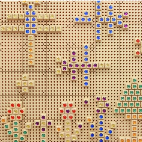 MASTERKIDZ Akrylowe Kolorowe Diamenciki Do Tablicy Naukowej STEM 72 Sztuki MASTERKIDZ Akrylowe Kolorowe Diamenciki Do Tablicy Naukowej STEM 72 Sztuki