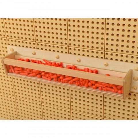 MASTERKIDZ Drewniany Pojemniczek Przezroczysta Ścianka 80 cm do Tablic Naukowo-Kreatywnych STEM MASTERKIDZ Drewniany Pojemniczek Przezroczysta Ścianka 80 cm do Tablic Naukowo-Kreatywnych STEM